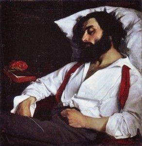 Só para irritar o Conde Keyserling: Charles Auguste Emile Carolus-Duran “Sleeping Man” (1861)