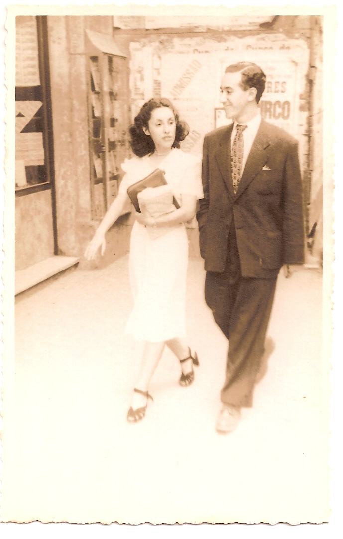 Meu pai e minha mãe em 1951