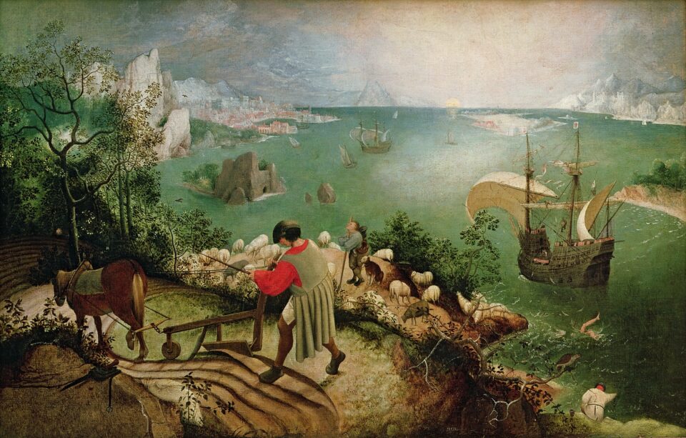A Queda de Ícaro, de Pieter Bruegel