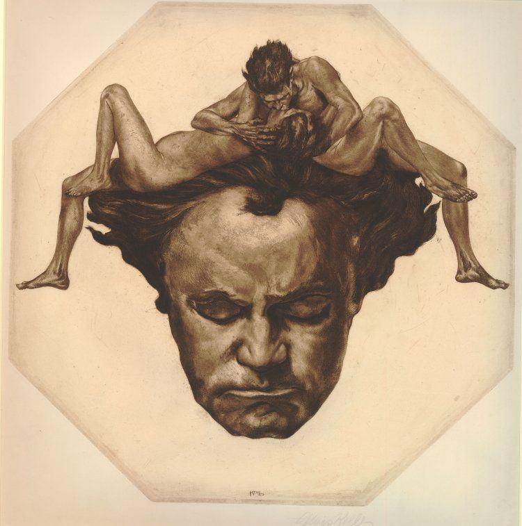 Beethoven, do pintor surrealista Alois Kolb (1900)
