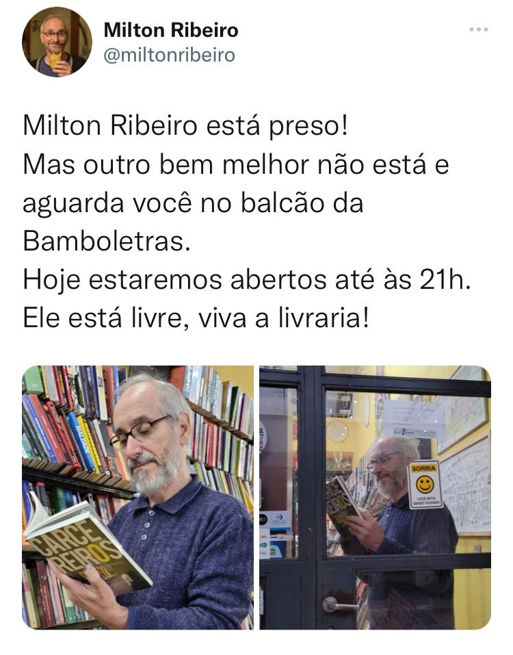 Milton Ribeiro está preso! E não está…